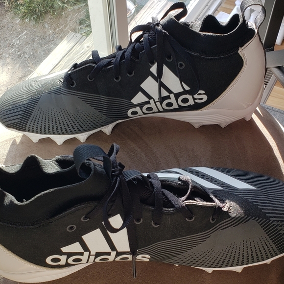 adidas Other - Adidas Size 13 Men's Cleats, Black/White design Excellent condition